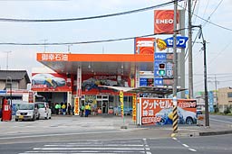 ガソリンスタンド看板