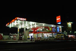 ガソリンスタンド看板